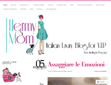 Tablet Screenshot of hermyandmomlife.com